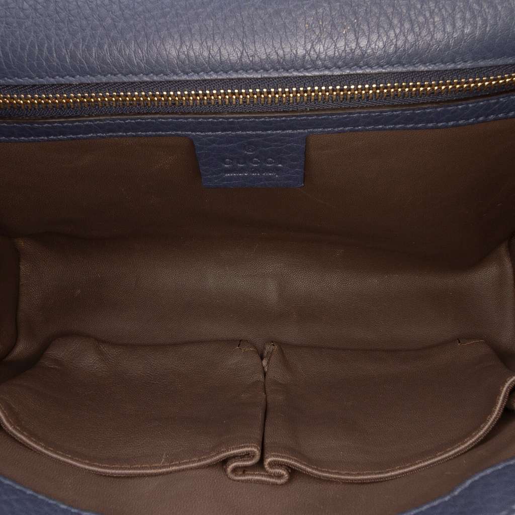 Gucci Medium Leather Miss Bamboo Crossbody - 4