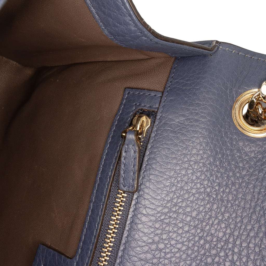 Gucci Medium Leather Miss Bamboo Crossbody - Side view