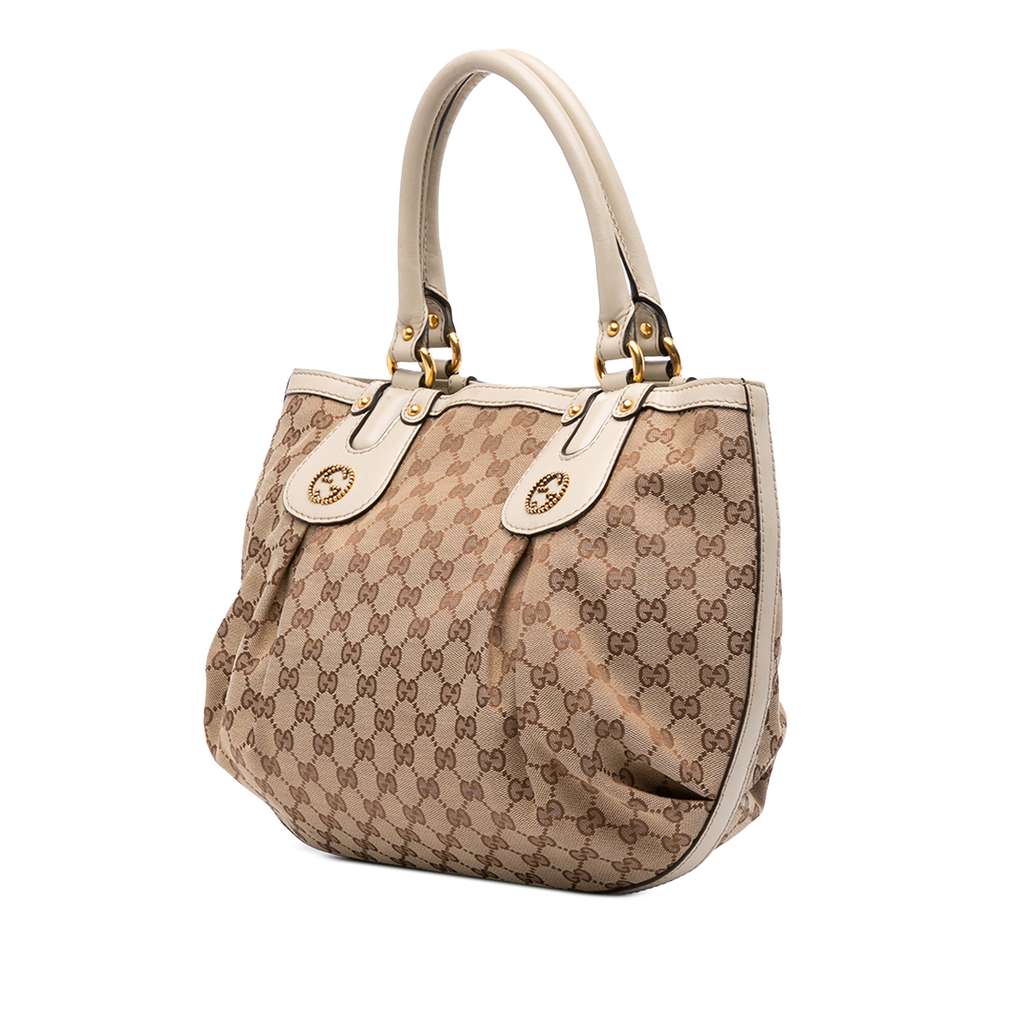 Gucci GG Canvas Scarlett Tote - Back view