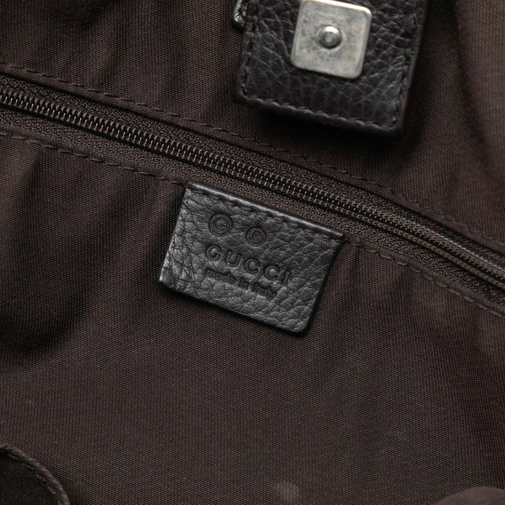 Gucci GG Canvas Abbey D Ring Convertible Satchel - Side view