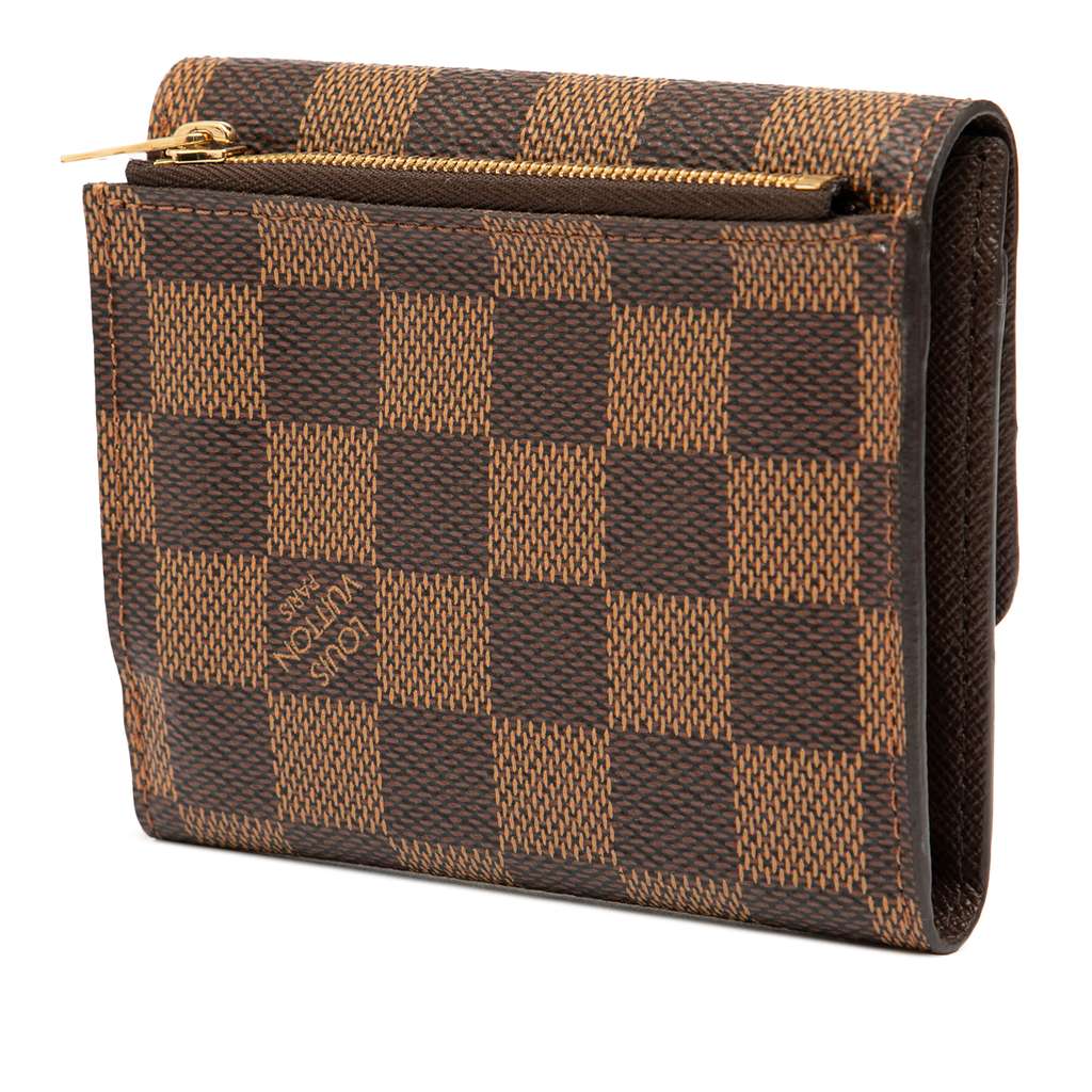 Louis Vuitton Damier Ebene Anais Compact Wallet - Back view