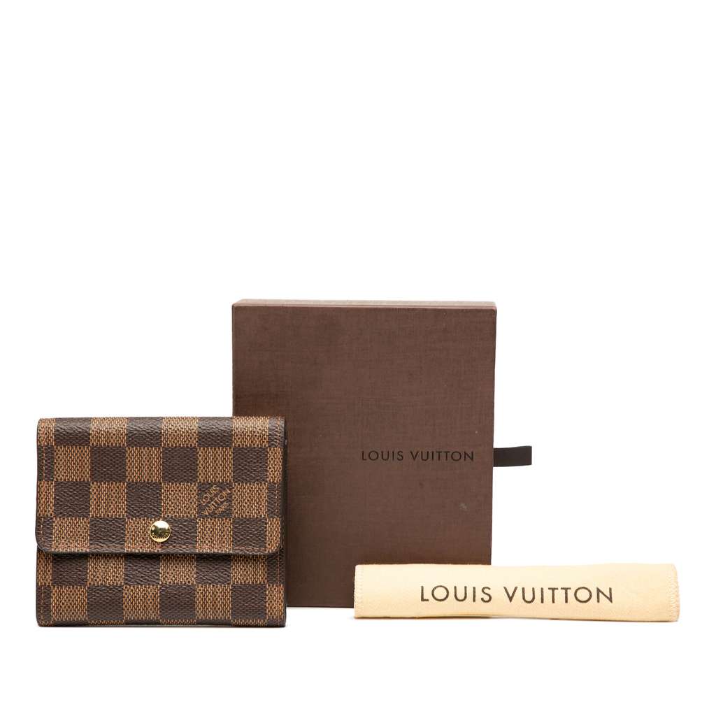 Louis Vuitton Damier Ebene Anais Compact Wallet - Image 10