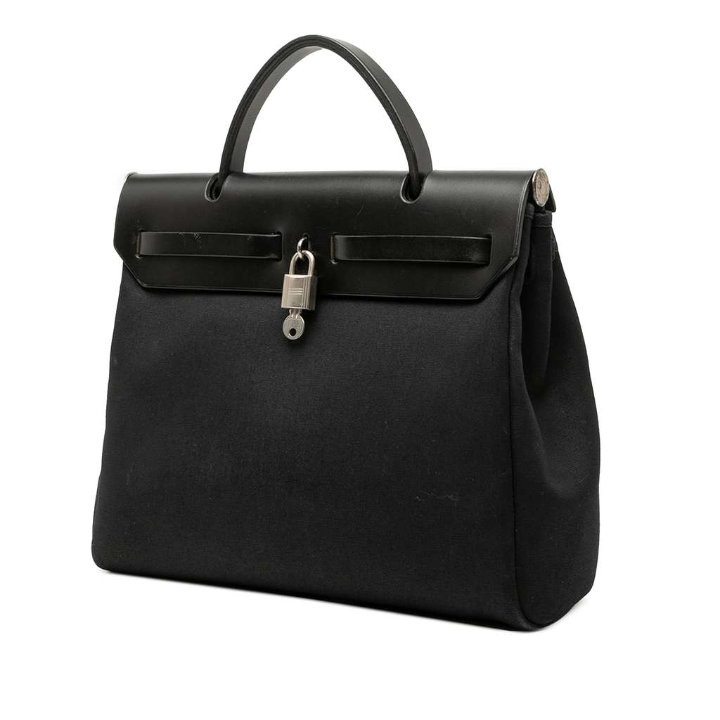 Hermès Toile Herbag PM - Back view