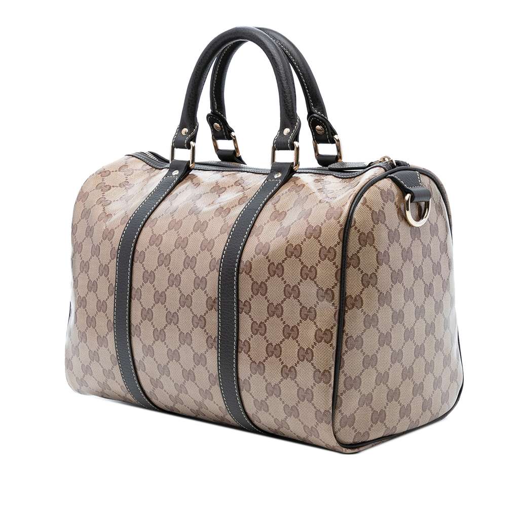 Gucci Medium GG Crystal Joy Boston Bag - Back view