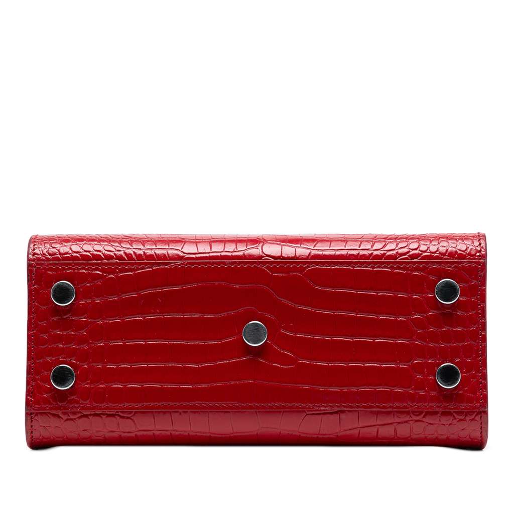 Saint Laurent Nano Embossed Leather Sac De Jour Satchel - Image 6