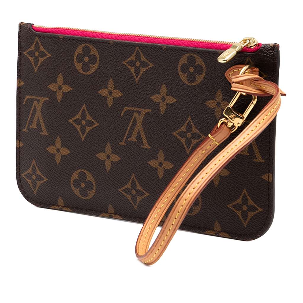 Louis Vuitton Monogram Neverfull Pochette PM - Back view