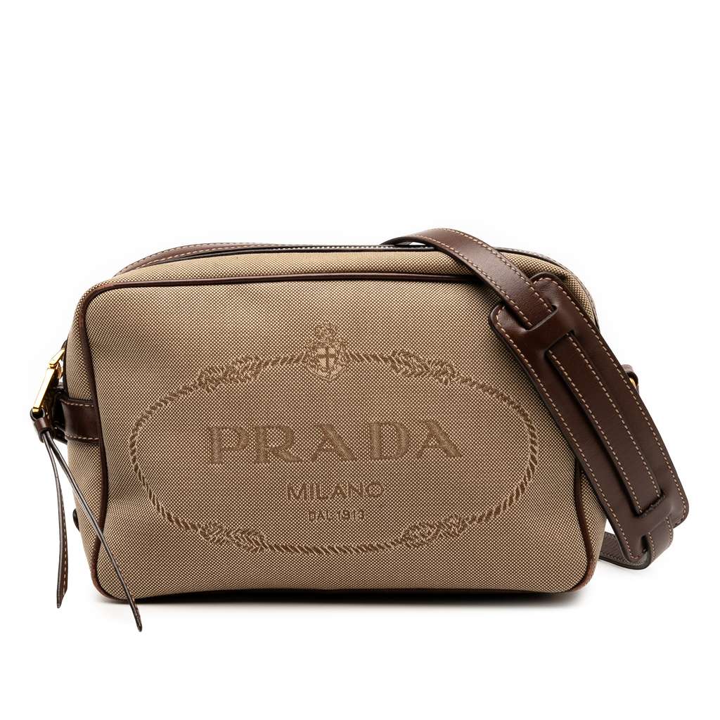 Prada Canvas Canapa Logo Crossbody