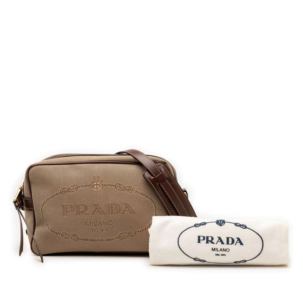 Prada Canvas Canapa Logo Crossbody - Detail 2