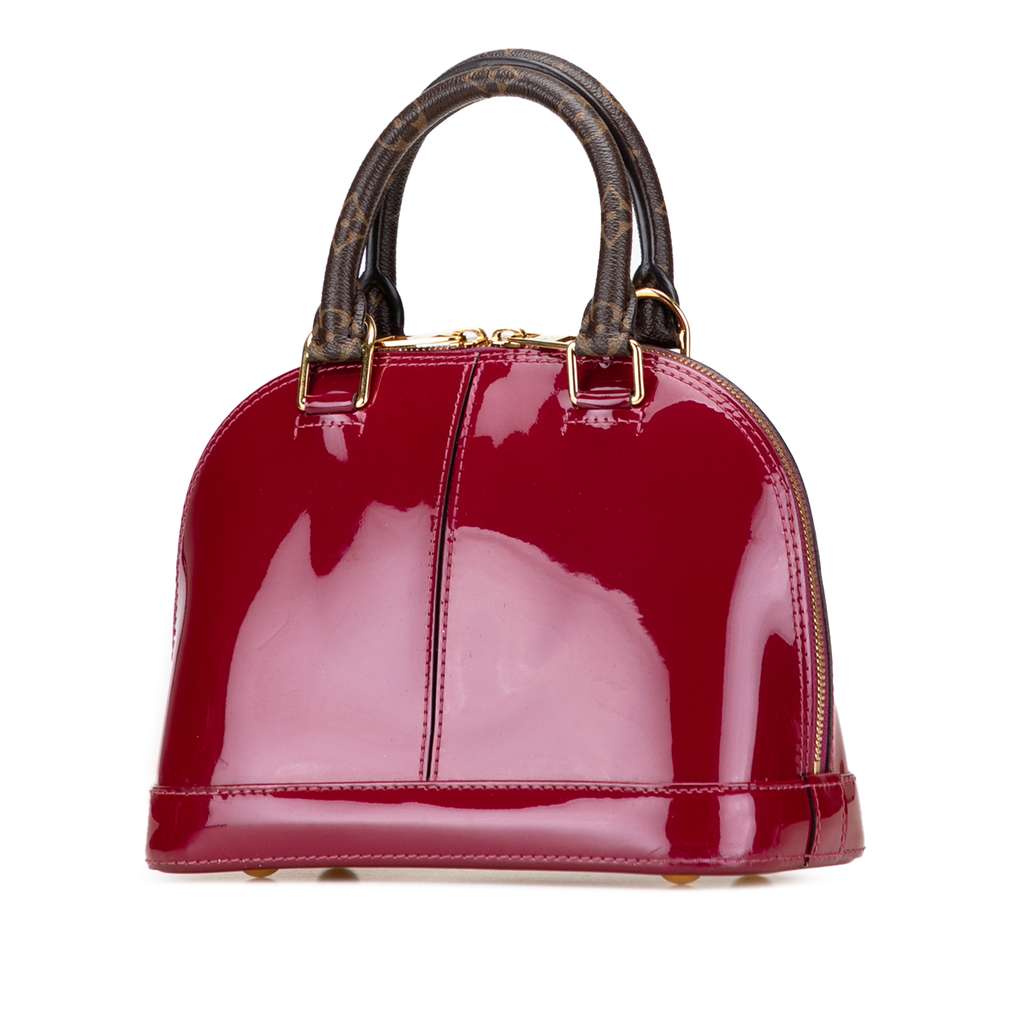 Louis Vuitton Vernis Miroir Alma BB - Back view