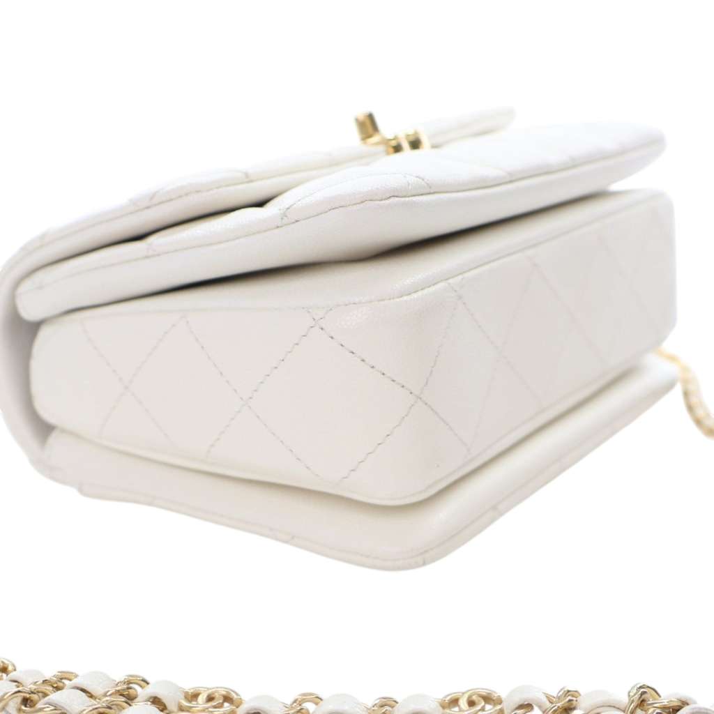 Chanel Mini Quilted Caviar Coco First Flap - Image 13