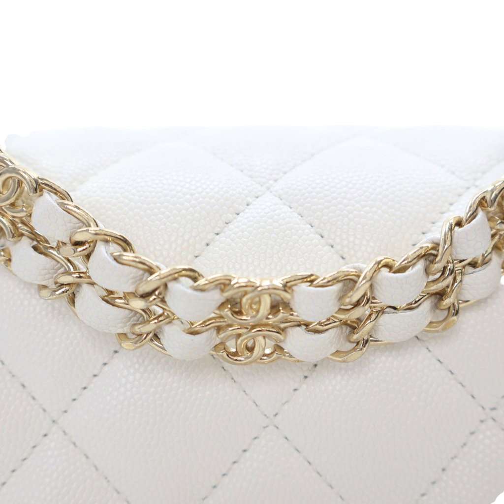 Chanel Mini Quilted Caviar Coco First Flap - Image 15