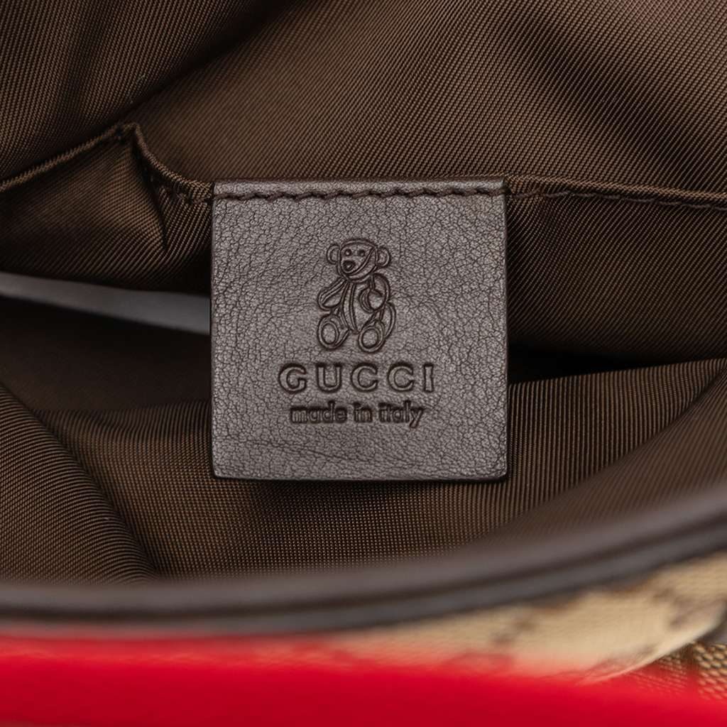 Gucci Mini GG Canvas Web Childrens Handbag - Side view