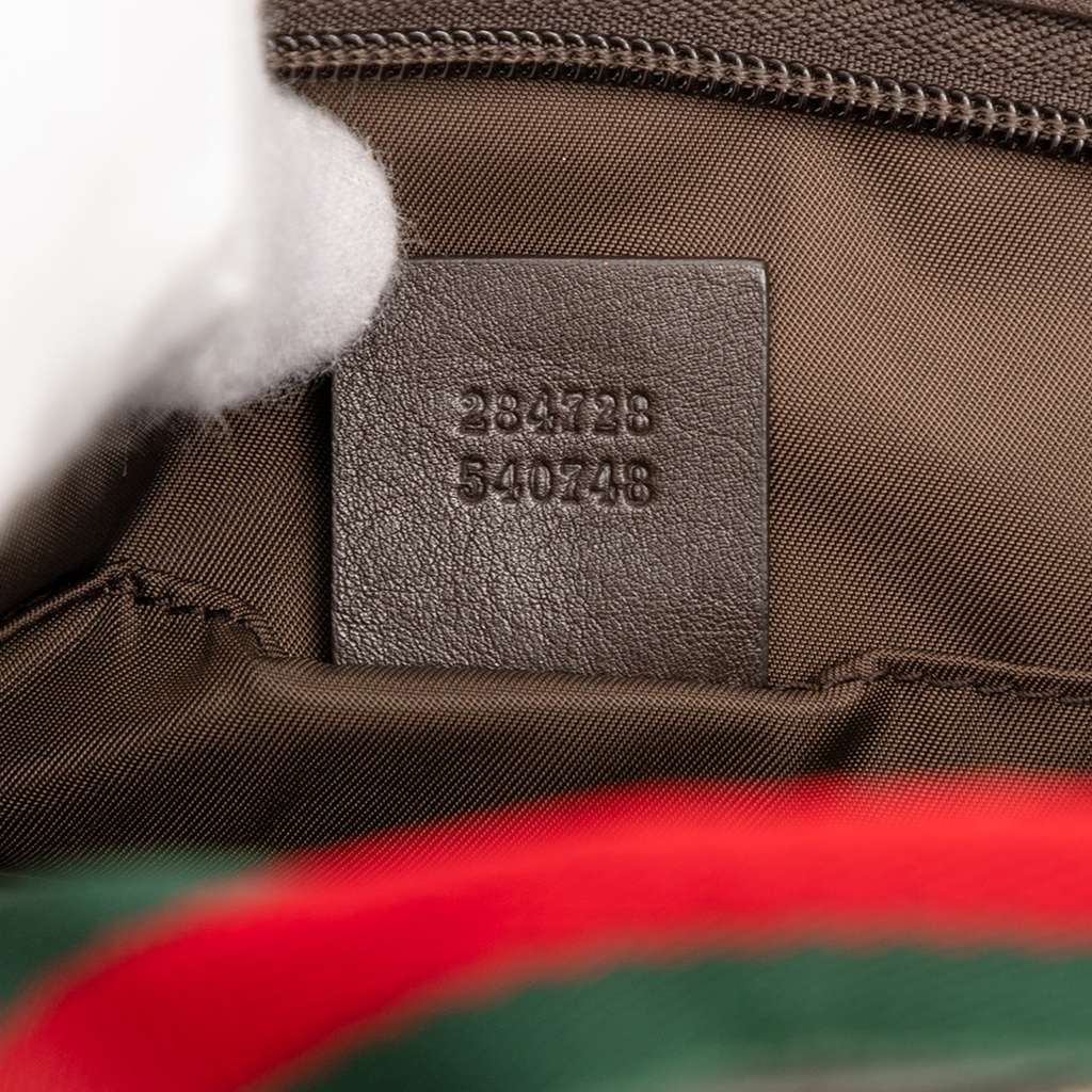 Gucci Mini GG Canvas Web Childrens Handbag - Detail 1