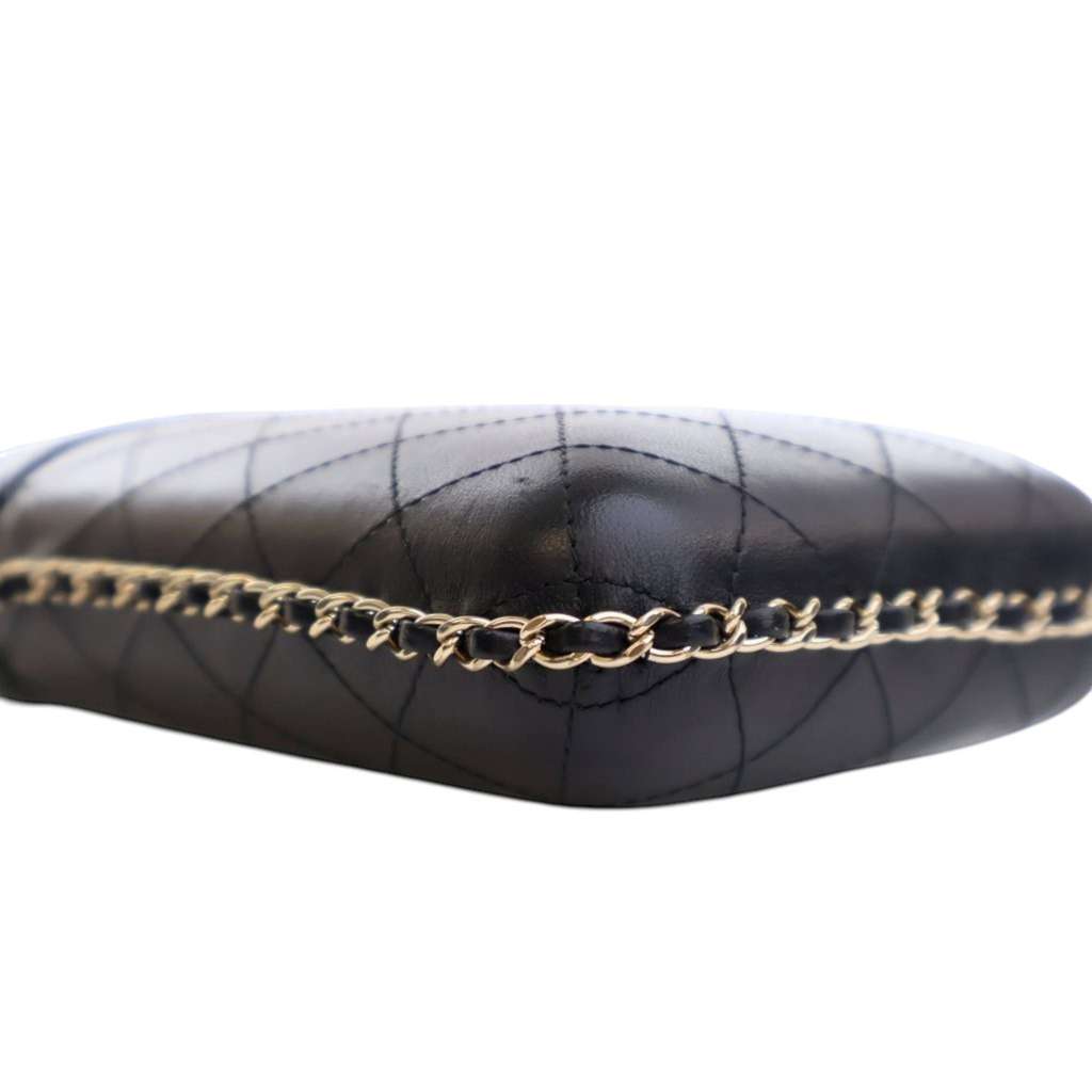 Chanel CC Quilted Lambskin Chain Around Phone Holder - Image 13