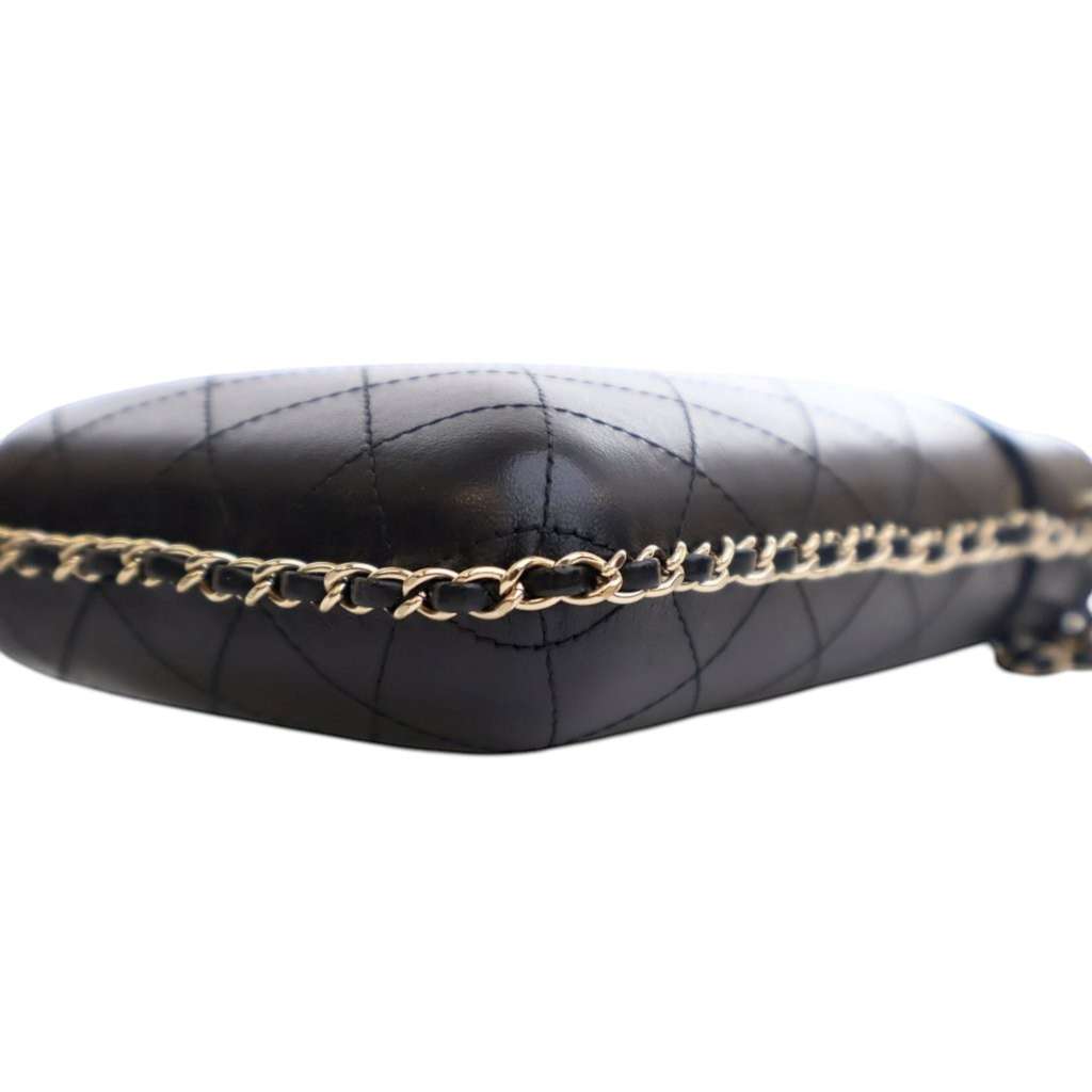 Chanel CC Quilted Lambskin Chain Around Phone Holder - Image 14