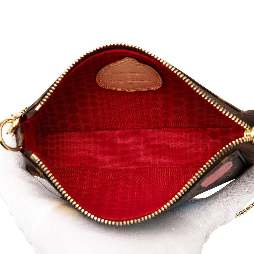 Louis Vuitton Yayoi Kusama Monogram Painted Dots Mini Pochette Accessoires - 4
