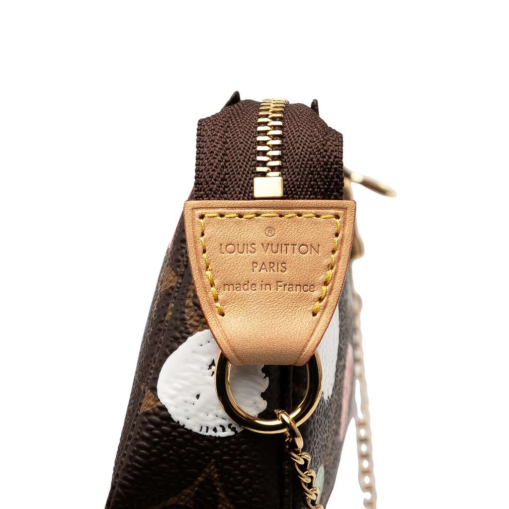 Louis Vuitton Yayoi Kusama Monogram Painted Dots Mini Pochette Accessoires - Side view
