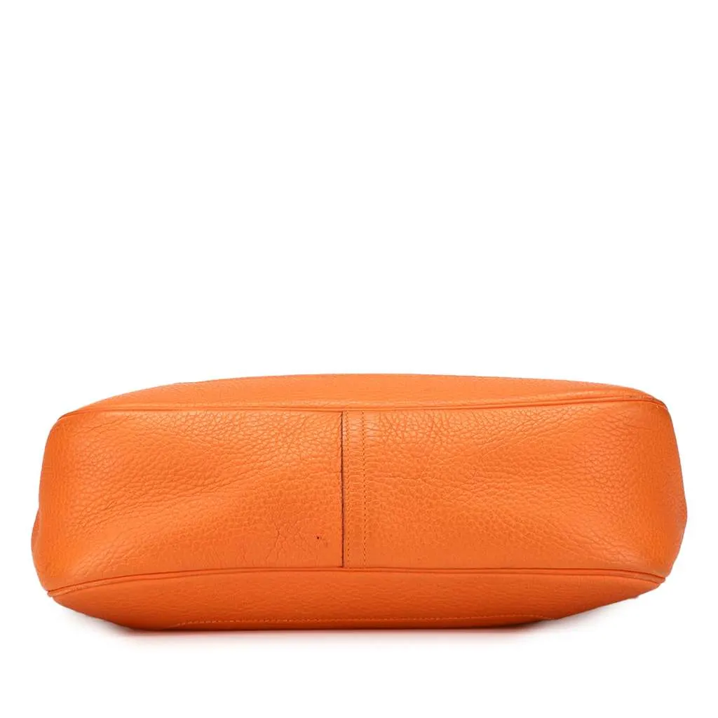 Hermès Clemence Trim II 31 Orange Leather Good - Inside View