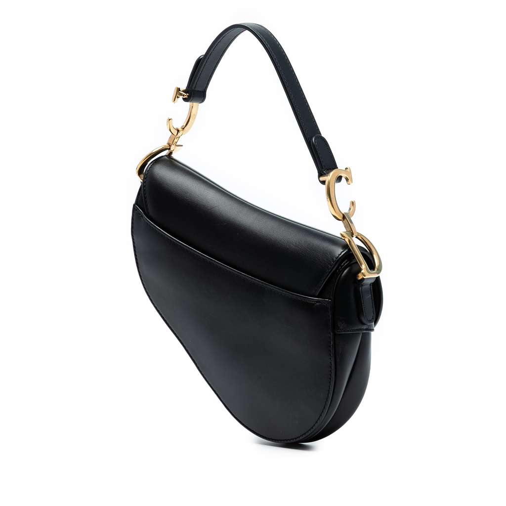 Dior Mini Smooth Calfskin Saddle Bag - Back view