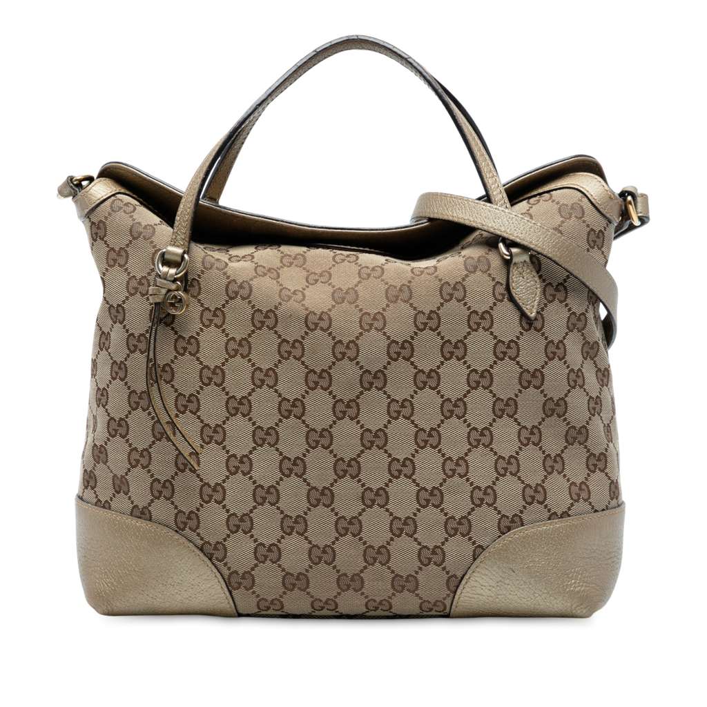 Gucci Medium GG Canvas Bree Satchel