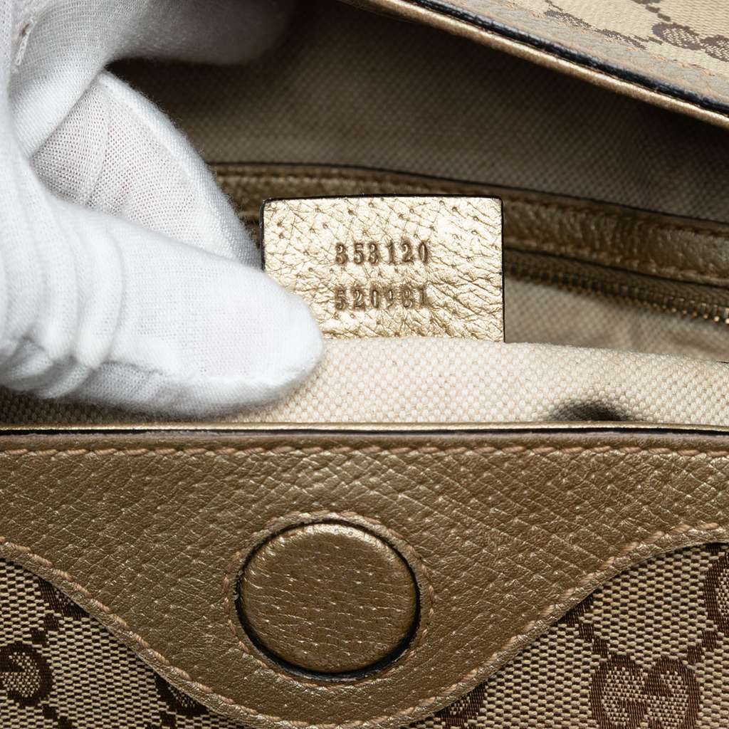 Gucci Medium GG Canvas Bree Satchel - Detail 1