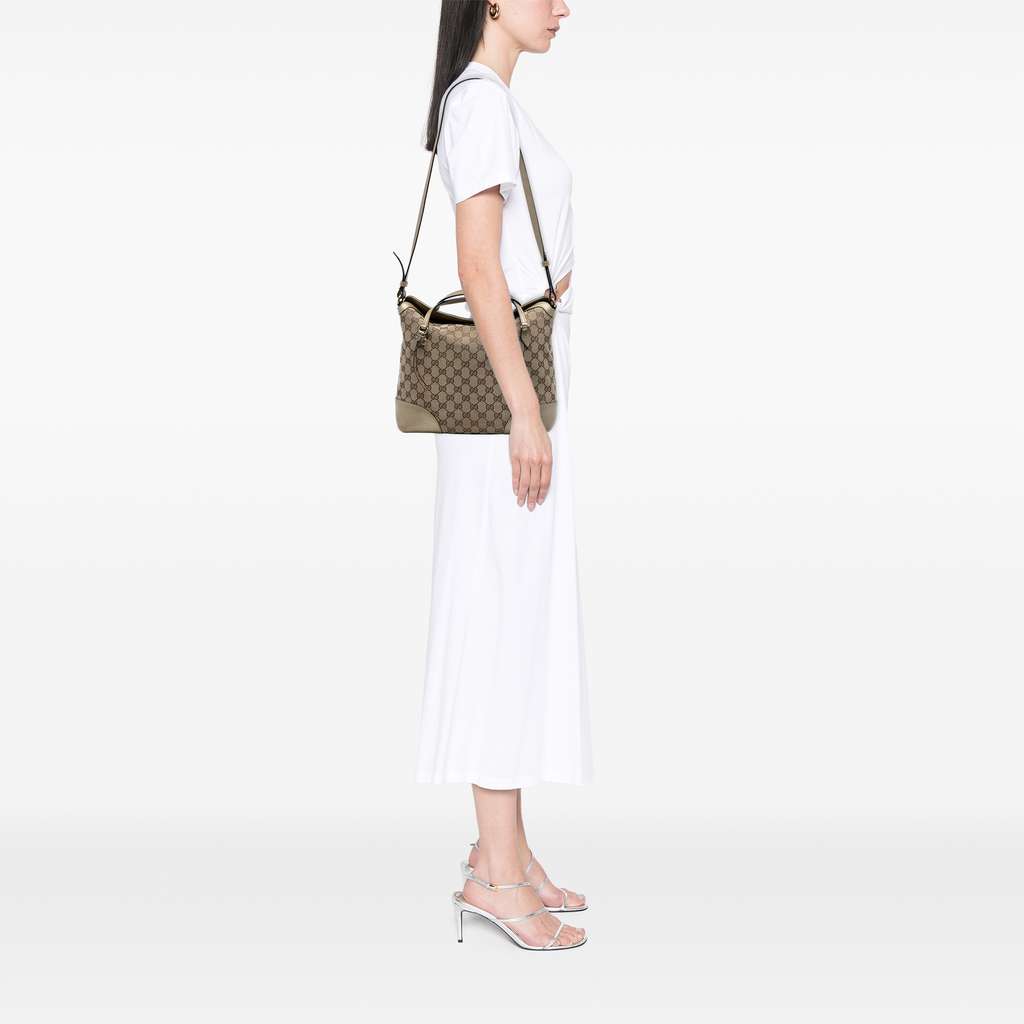 Gucci Medium GG Canvas Bree Satchel - Image 10