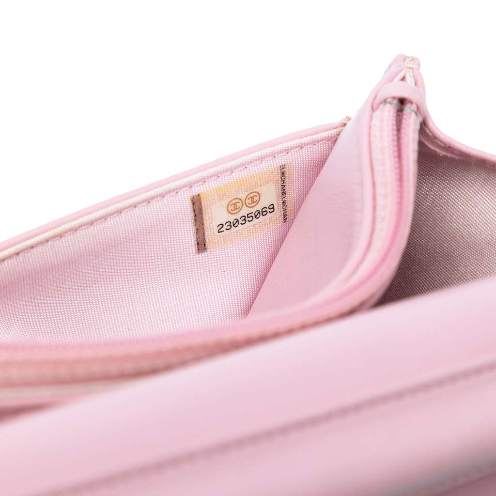 Chanel Calfskin Crystal Studded Boy Wallet on Chain - Detail 1