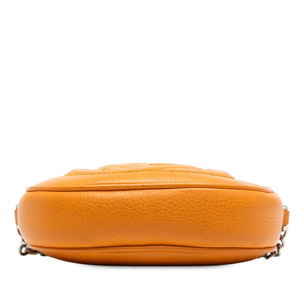 Gucci Mini Pebbled Calfskin Soho Chain Crossbody - Image 6