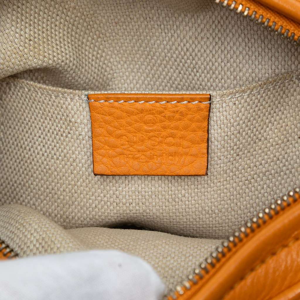 Gucci Mini Pebbled Calfskin Soho Chain Crossbody - Side view