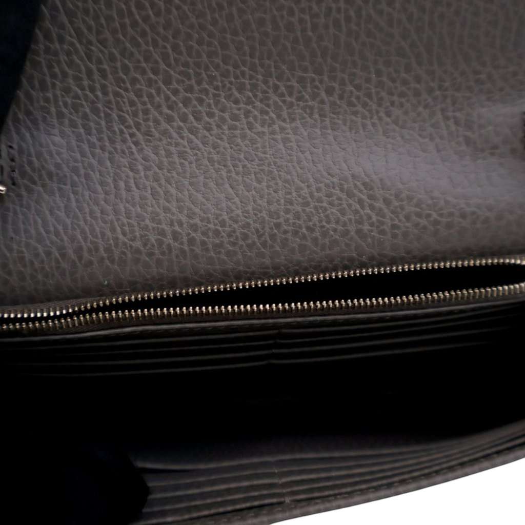 Gucci Leather Interlocking G Dollar Wallet on Chain - Detail 1