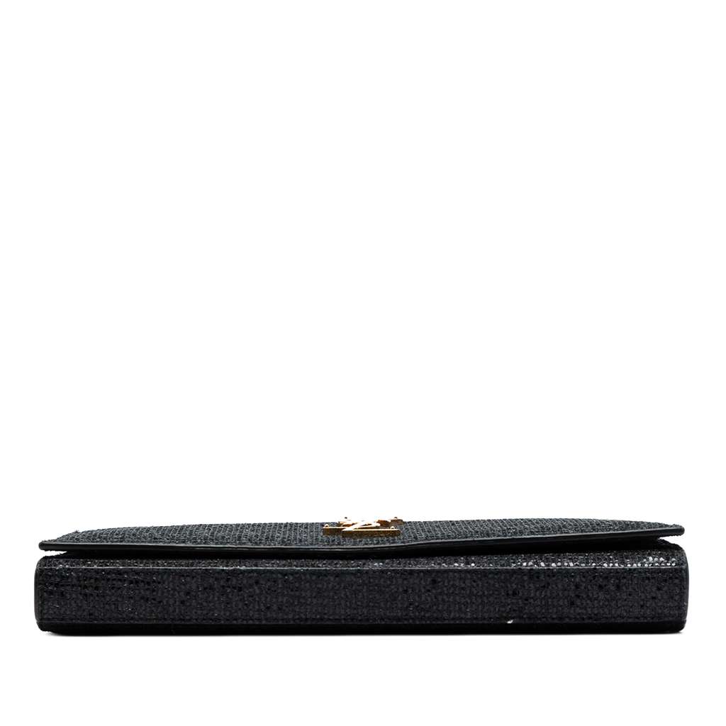 Saint Laurent Glitter Galactica Monogram Wallet on Chain - Image 6