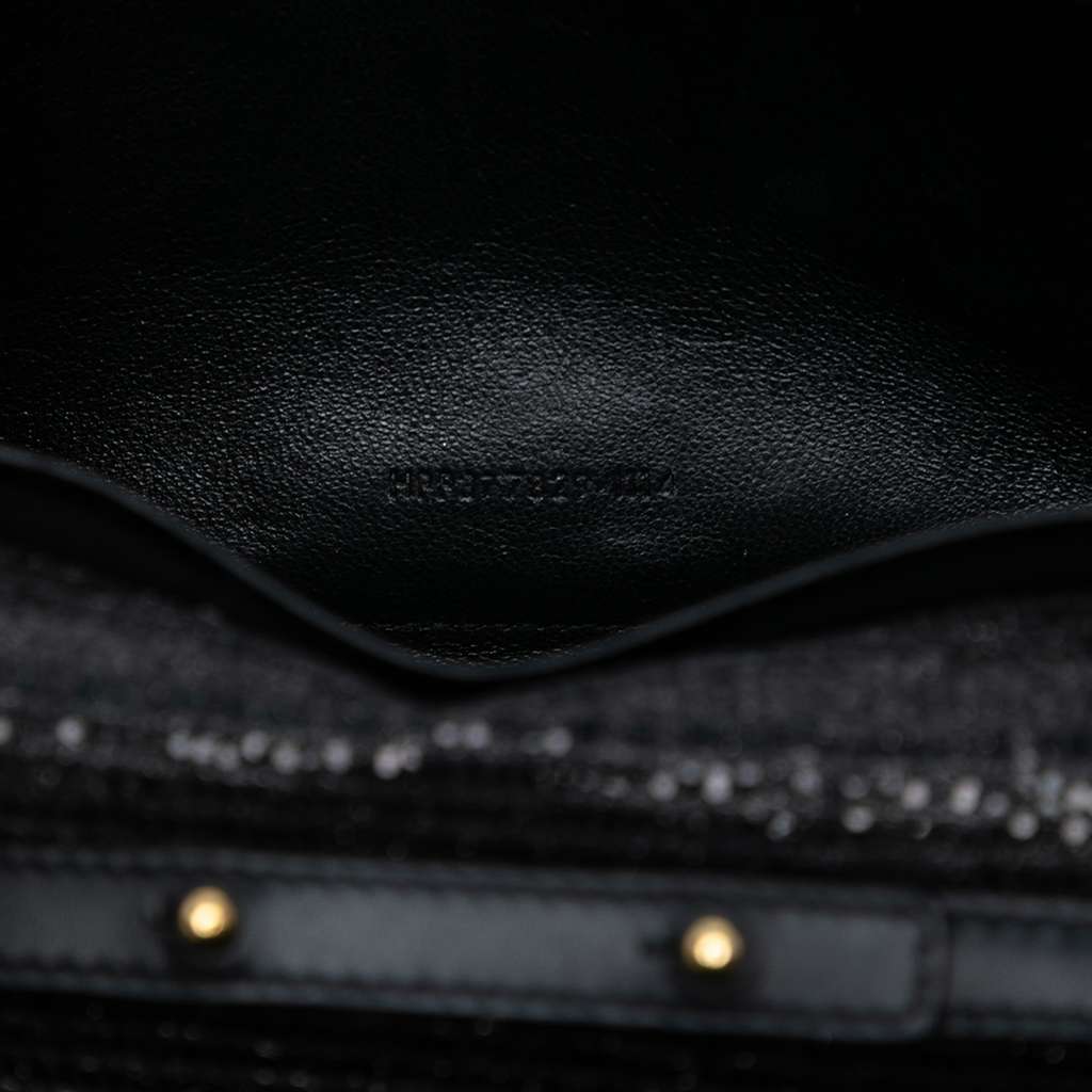 Saint Laurent Glitter Galactica Monogram Wallet on Chain - Detail 1