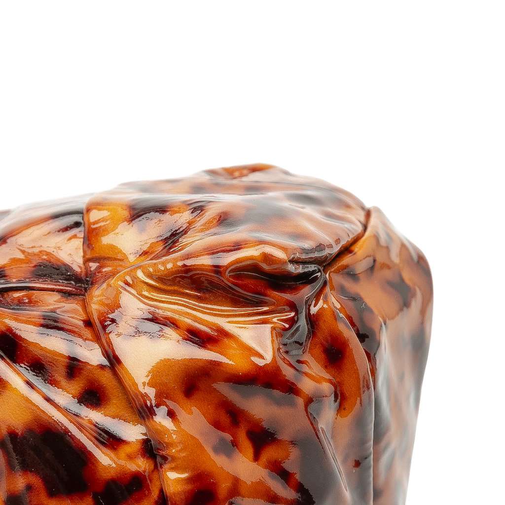 Gucci Patent Tortoise Shell Monogram Hysteria Tote - Image 11