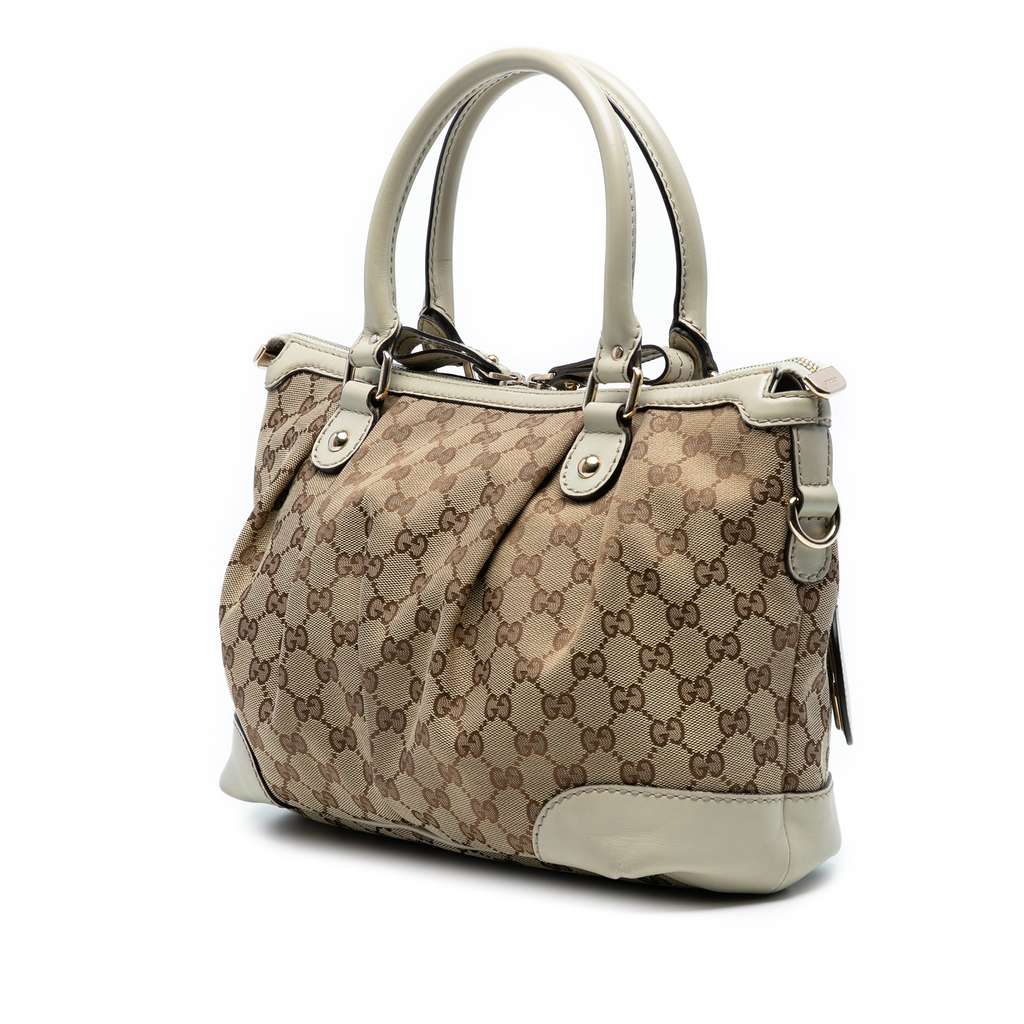 Gucci GG Canvas Sukey Satchel - Back view