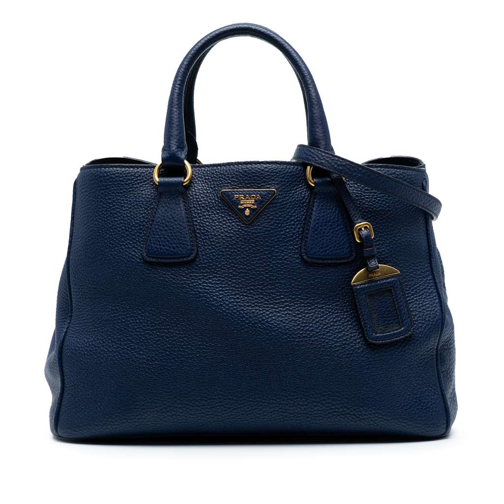 Prada Vitello Daino Open Convertible Tote