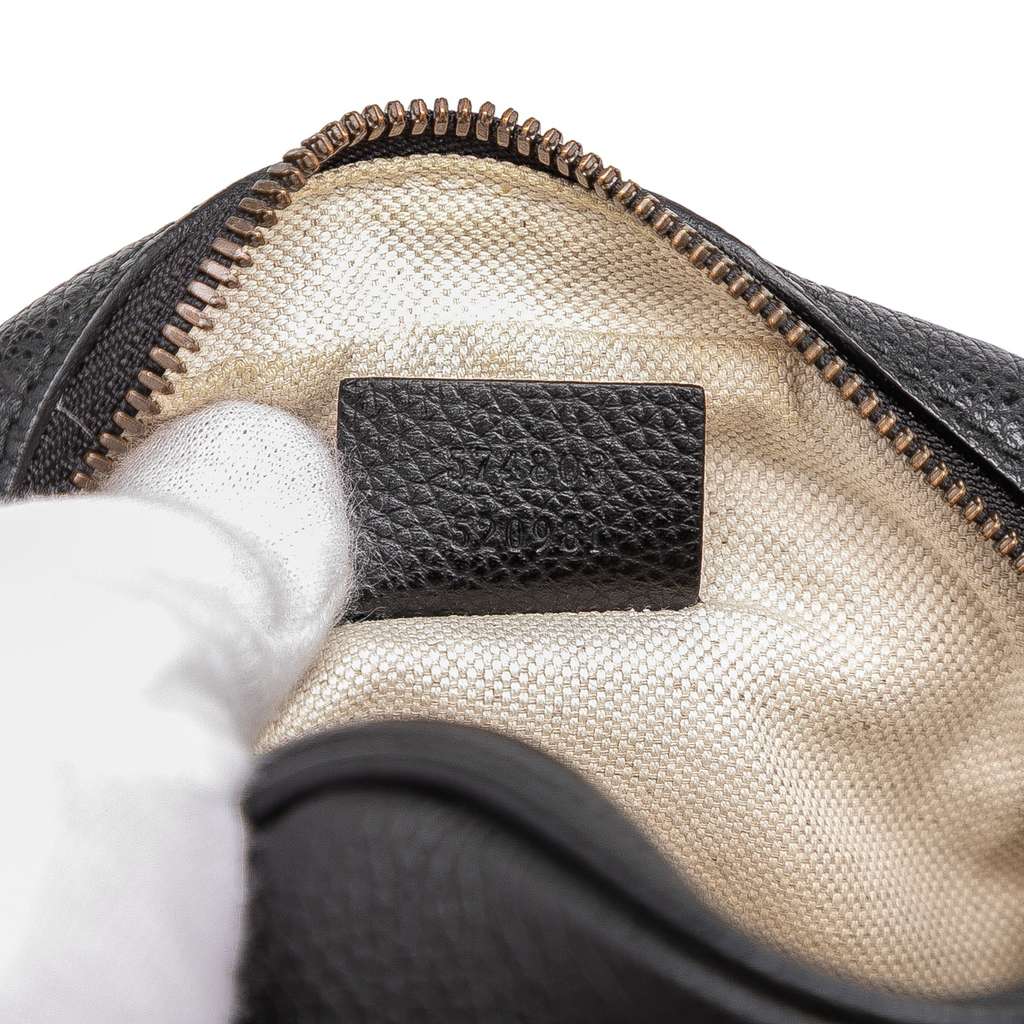 Gucci Mini Grained Calfskin Logo Crossbody - Detail 1