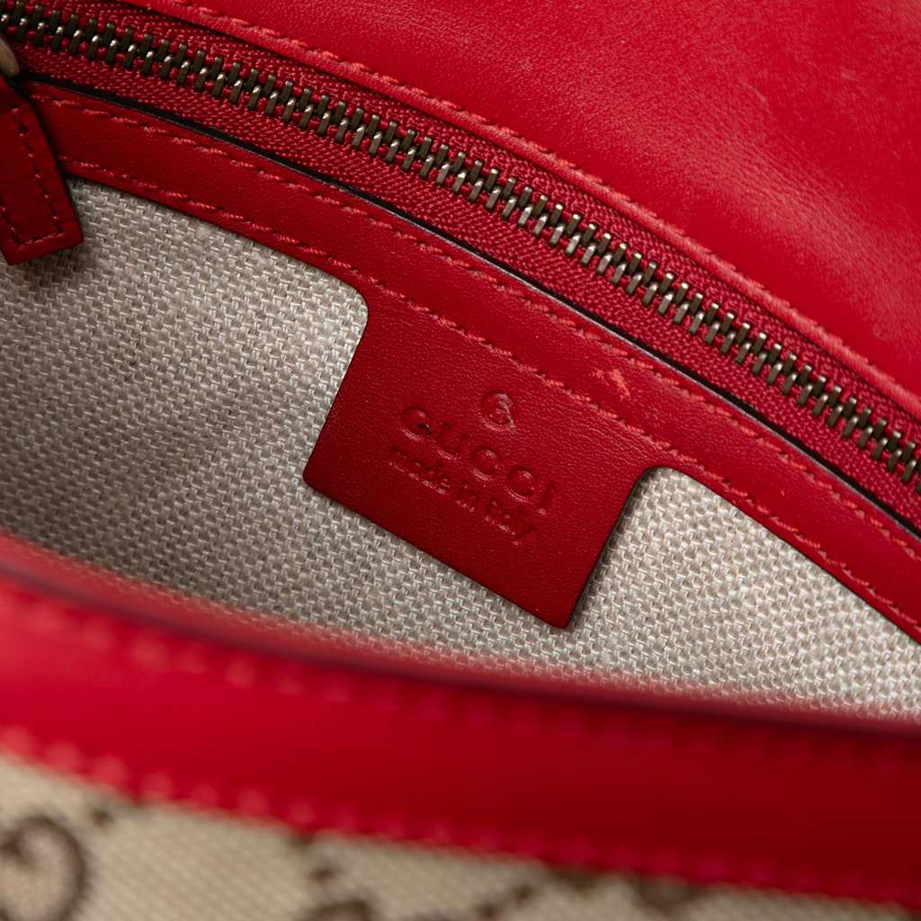 Gucci Medium GG Canvas Lady Web Crossbody - Detail 1