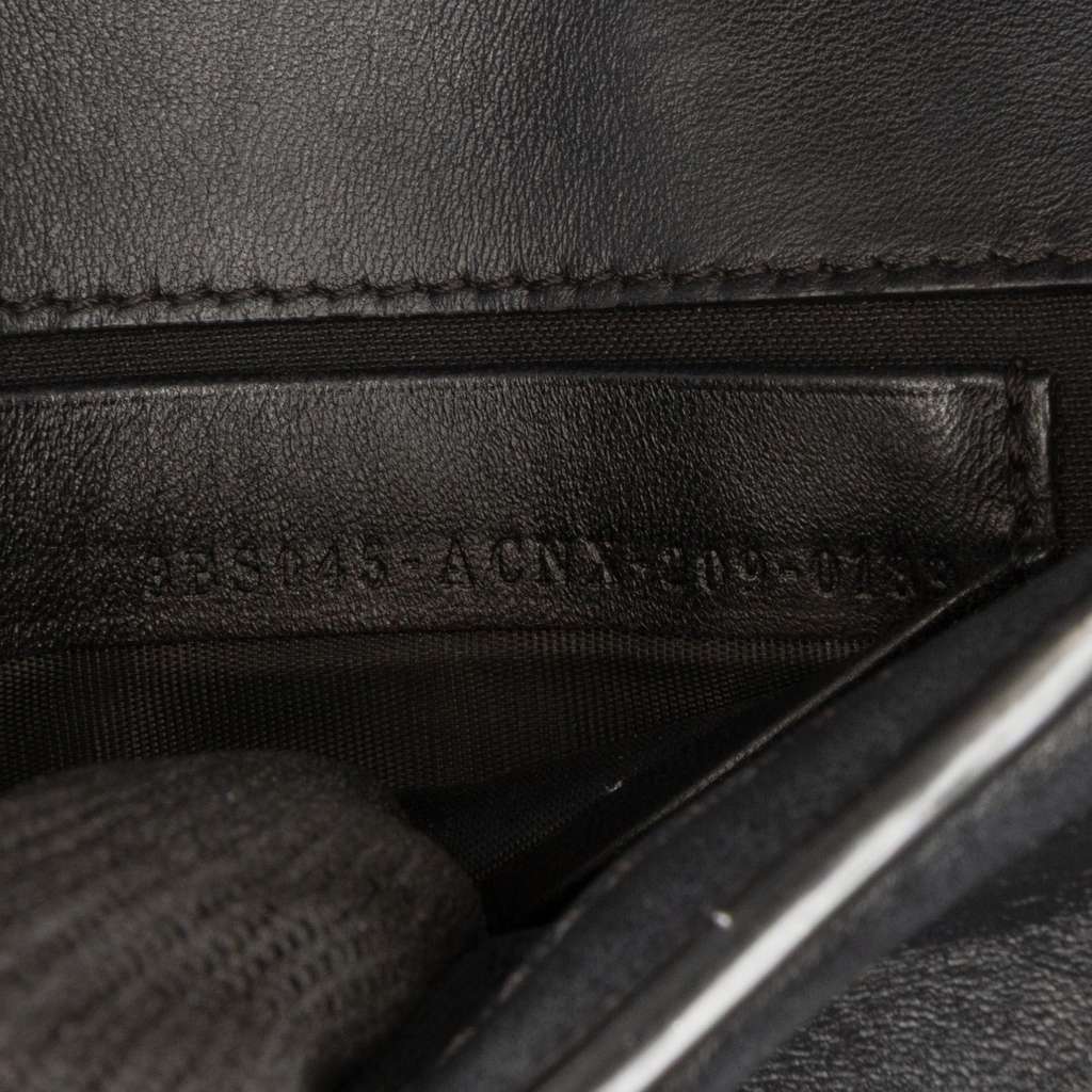 Fendi Mini Nappa Apolo Chain Baguette Shoulder Bag - Side view