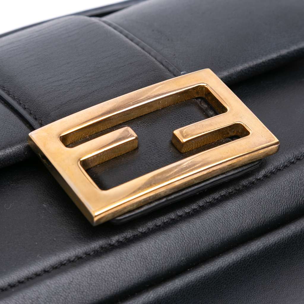 Fendi Mini Nappa Apolo Chain Baguette Shoulder Bag - Detail 1