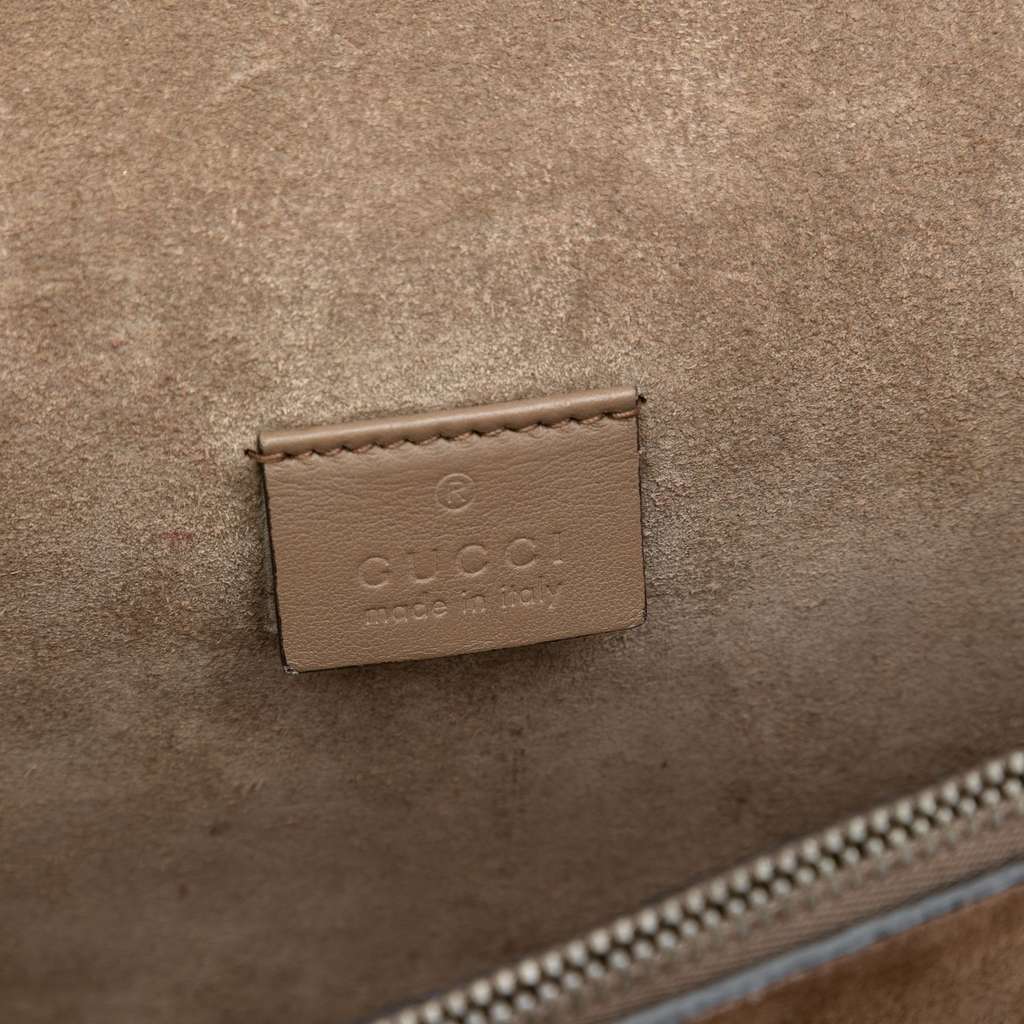 Gucci Medium GG Supreme Dionysus Shoulder Bag - Side view