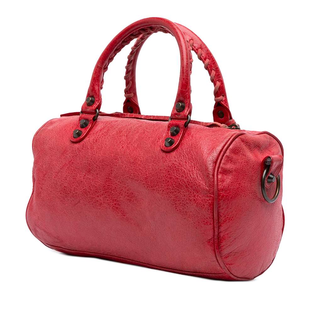 Balenciaga Mini Lambskin Motocross Twiggy Satchel - 2