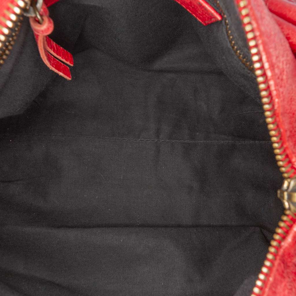 Balenciaga Mini Lambskin Motocross Twiggy Satchel - 4