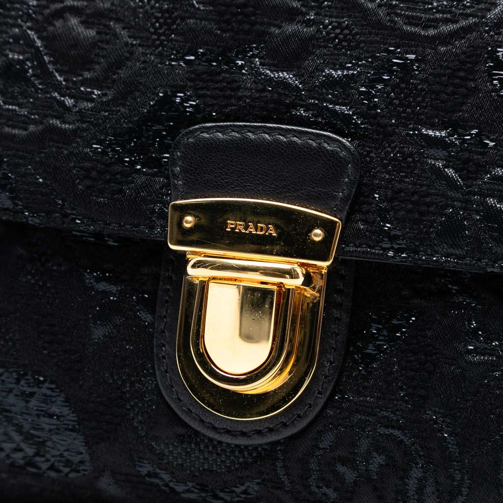 Prada Tessuto Lurex Flap Crossbody - Side view