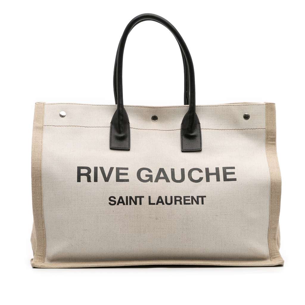 Saint Laurent Canvas Rive Gauche Tote