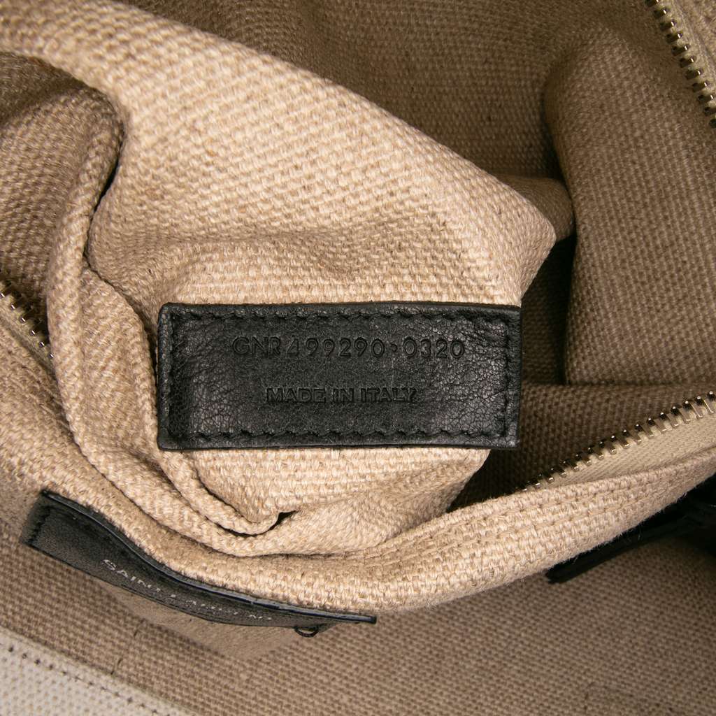 Saint Laurent Canvas Rive Gauche Tote - Detail 1