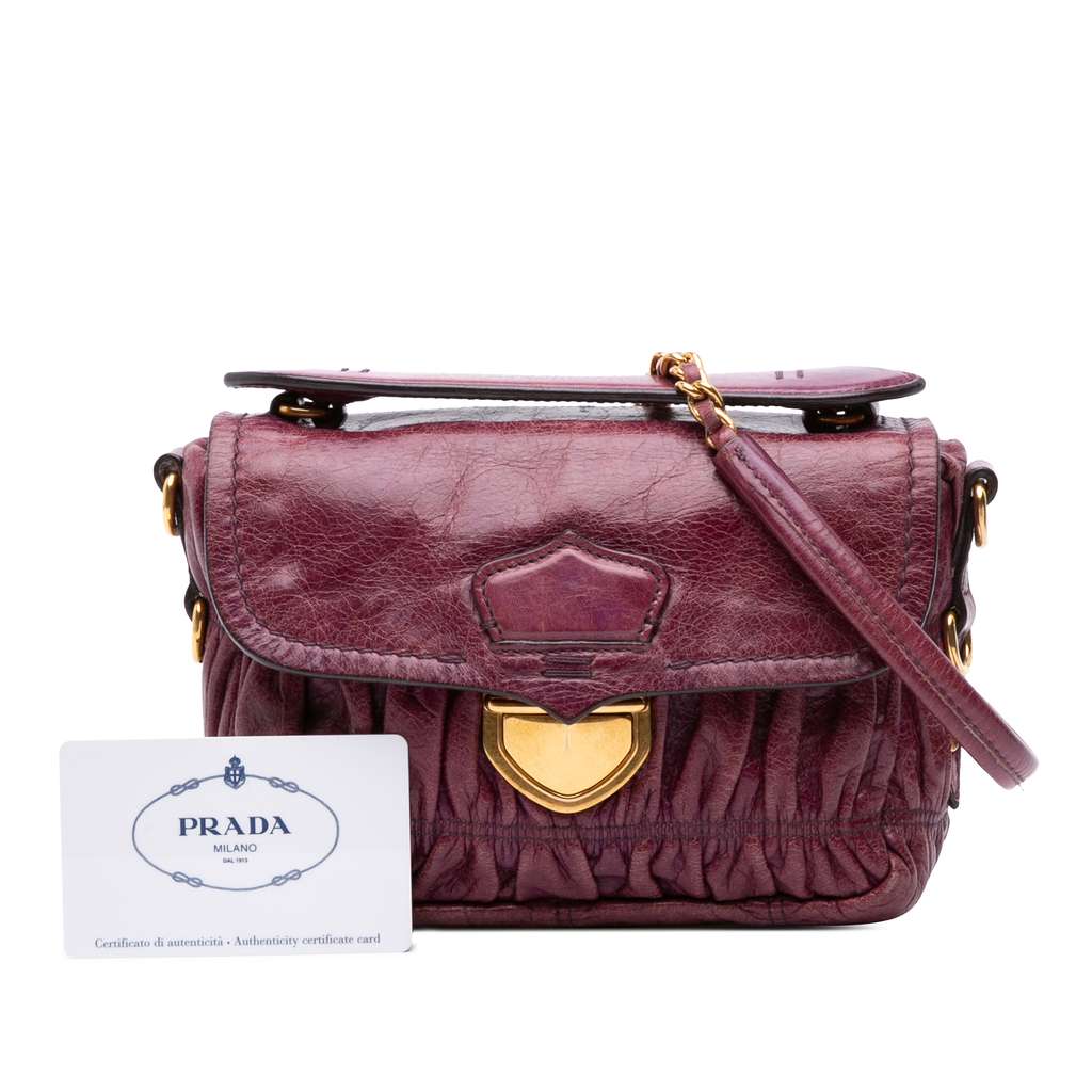 Prada Mini Nappa Gaufre Satchel - Image 13