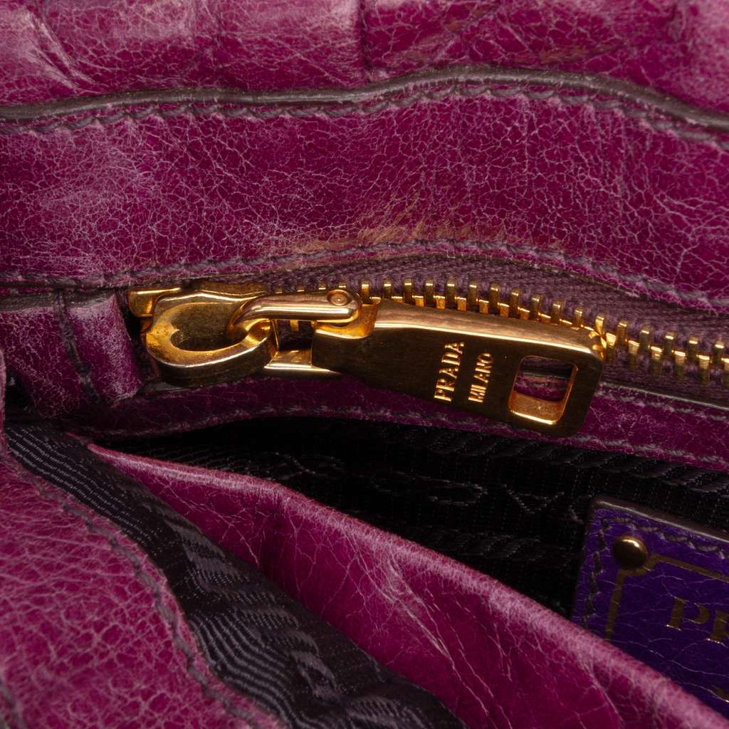 Prada Mini Nappa Gaufre Satchel - Image 10