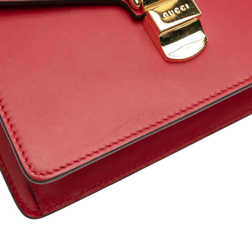 Gucci Mini Calfskin Sylvie Satchel - Image 10