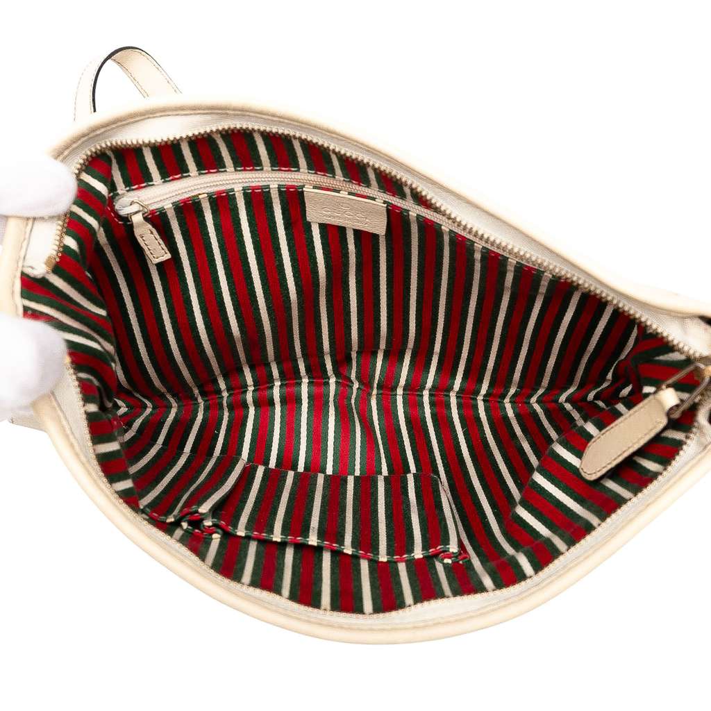 Gucci Medium GG Canvas New Britt Half Moon Crossbody - 4