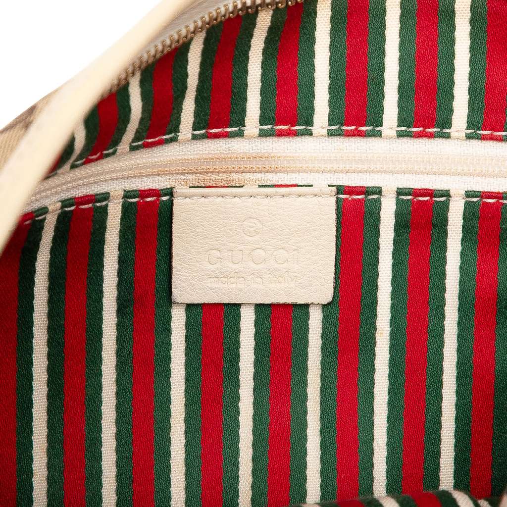 Gucci Medium GG Canvas New Britt Half Moon Crossbody - Side view